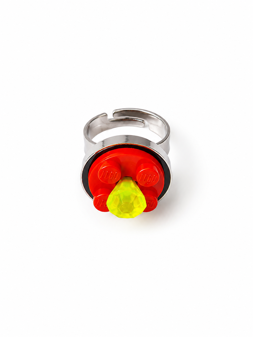 RED & YELLOW  ADJUSTABLE BRICK RING