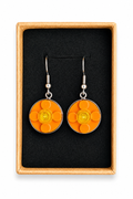 ORANGE & YELLOW BRICK EARRINGS