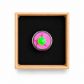 PINK & GREEN ADJUSTABLE BRICK RING