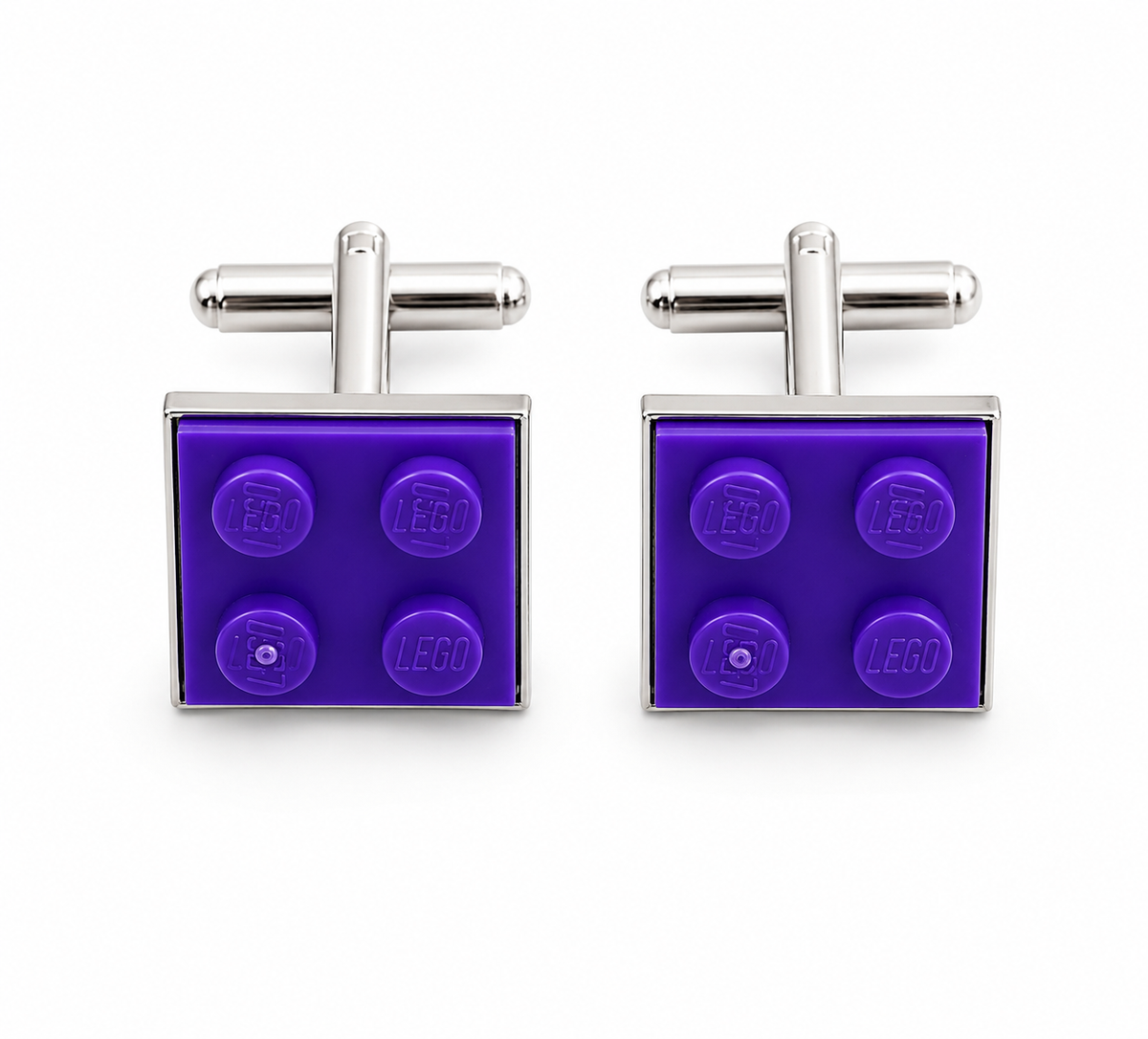 PURPLE BRICK CUFFLINKS