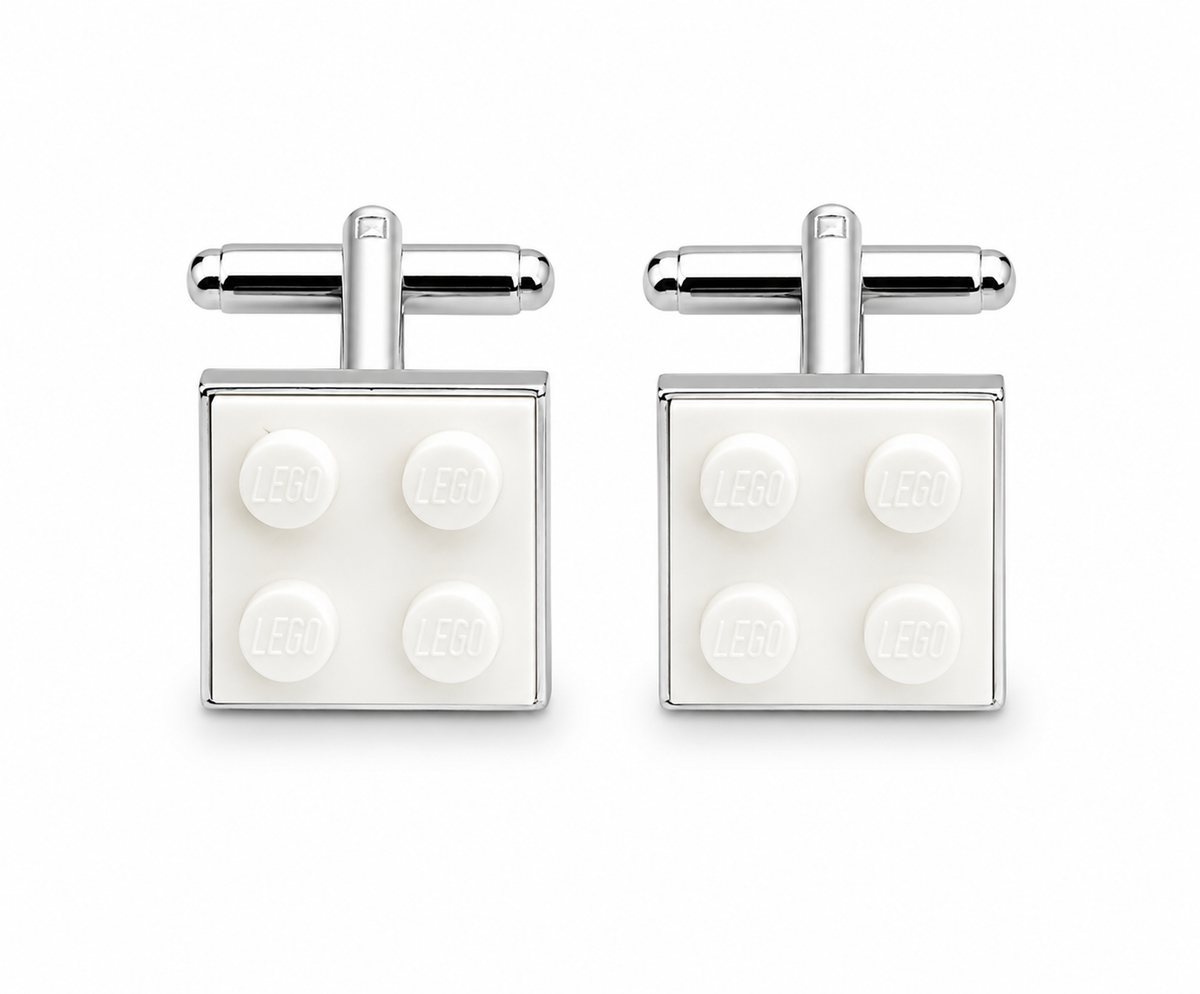 WHITE BRICK CUFFLINKS