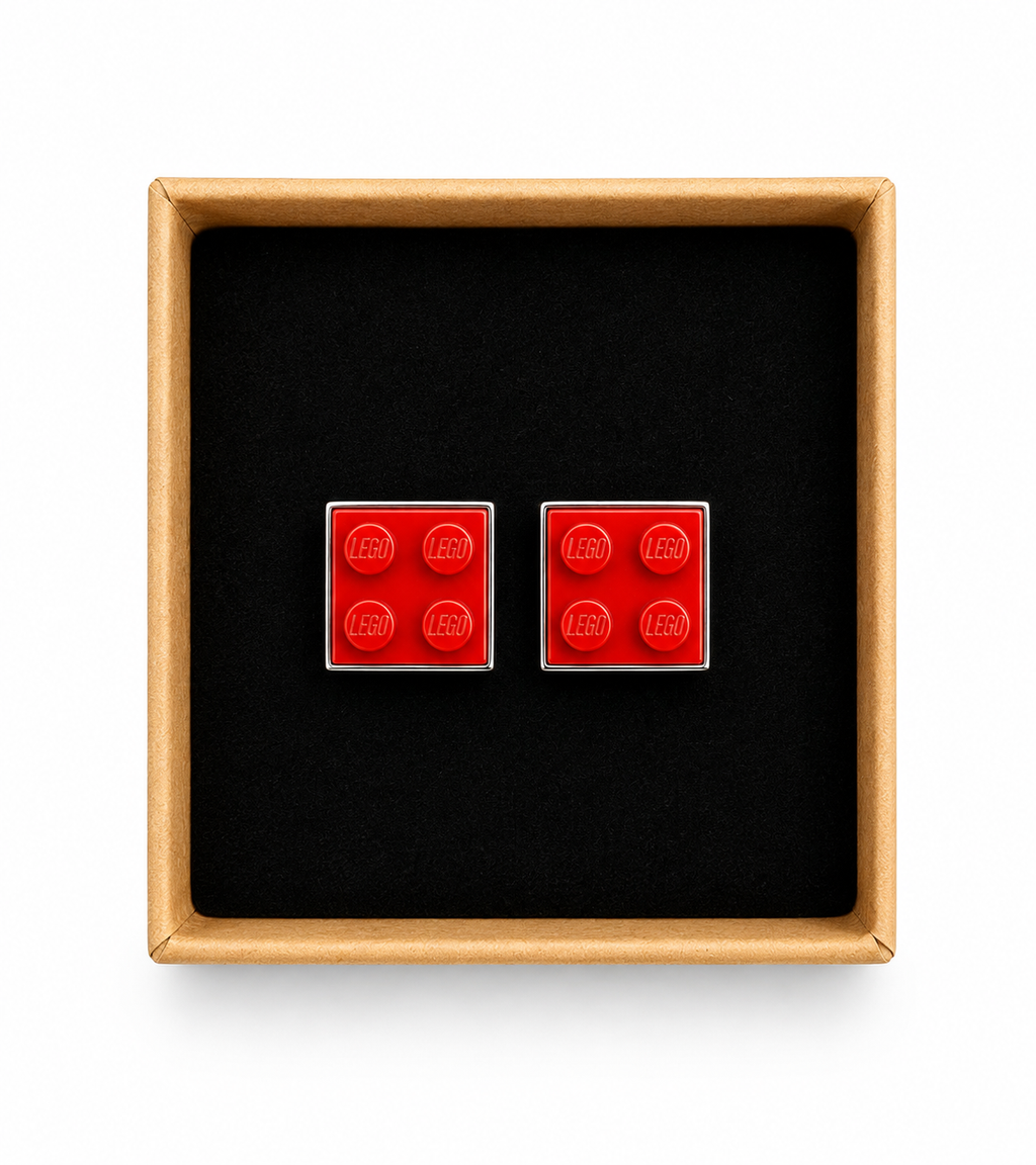 RED BRICK CUFFLINKS