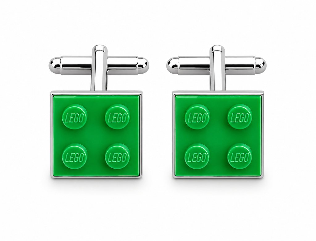 GREEN BRICK CUFFLINKS