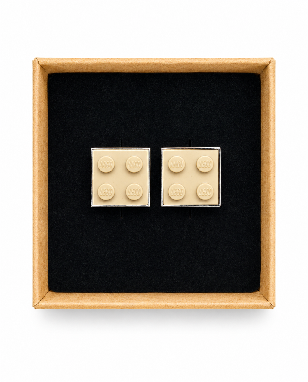 SAND BRICK CUFFLINKS