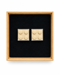 SAND BRICK CUFFLINKS