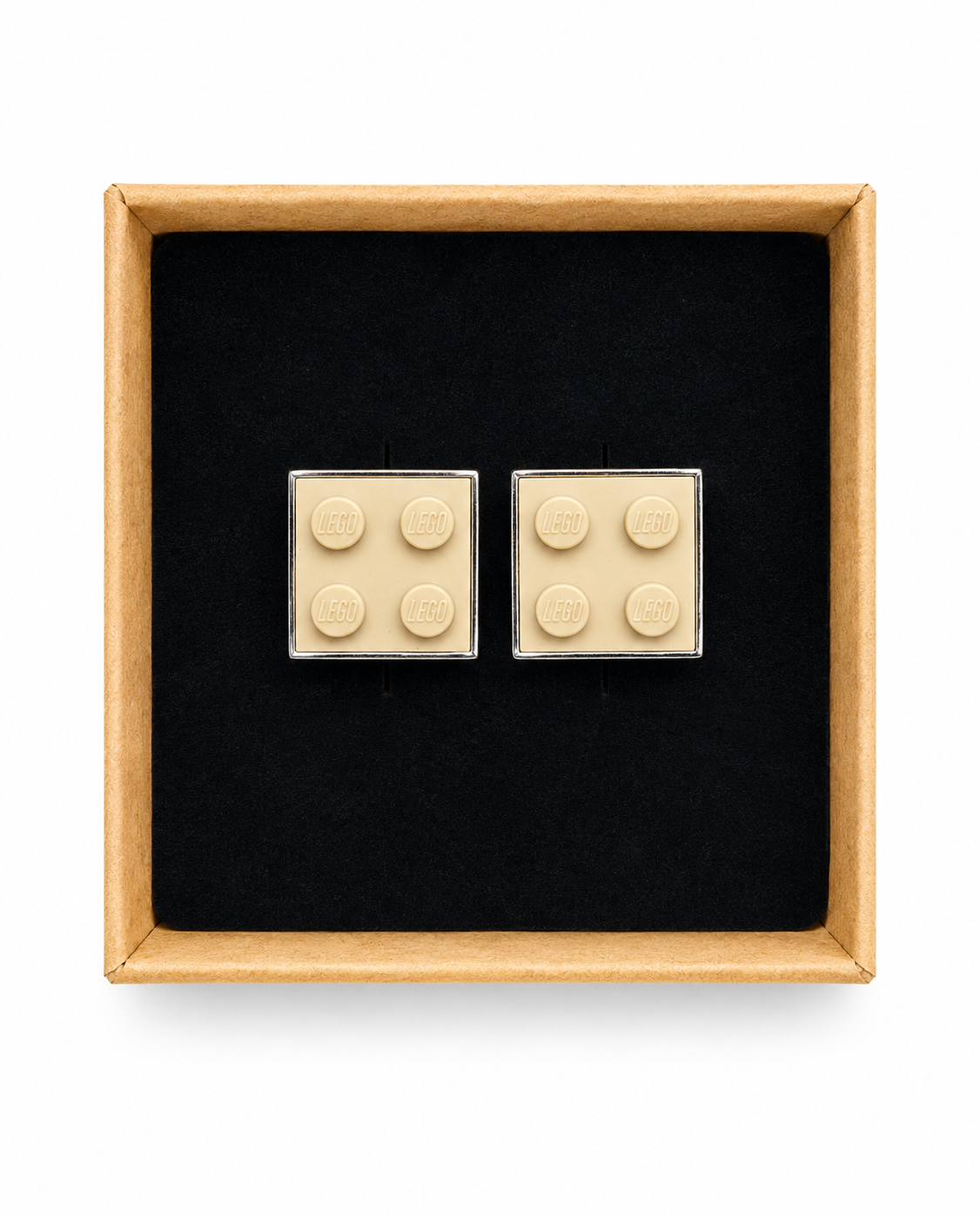 SAND BRICK CUFFLINKS