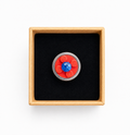 RED & BLUE ADJUSTABLE BRICK RING