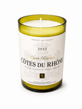 COTES DU RHONE BOTTLE CANDLE