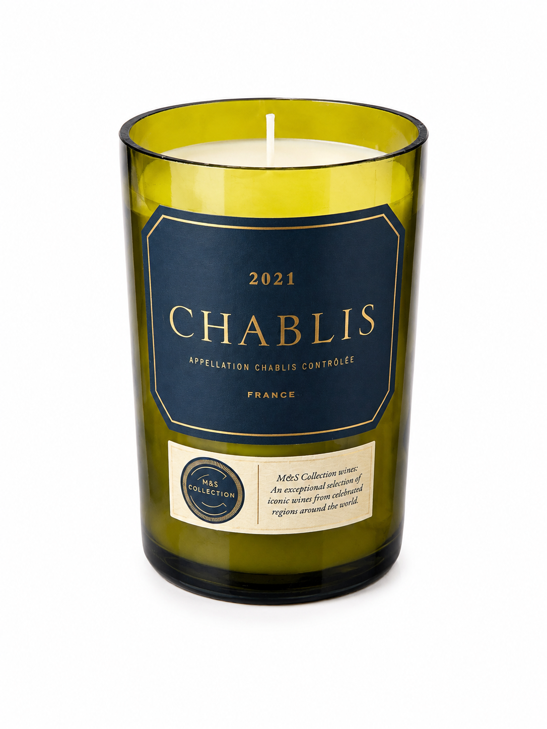 CHABLIS BOTTLE CANDLE