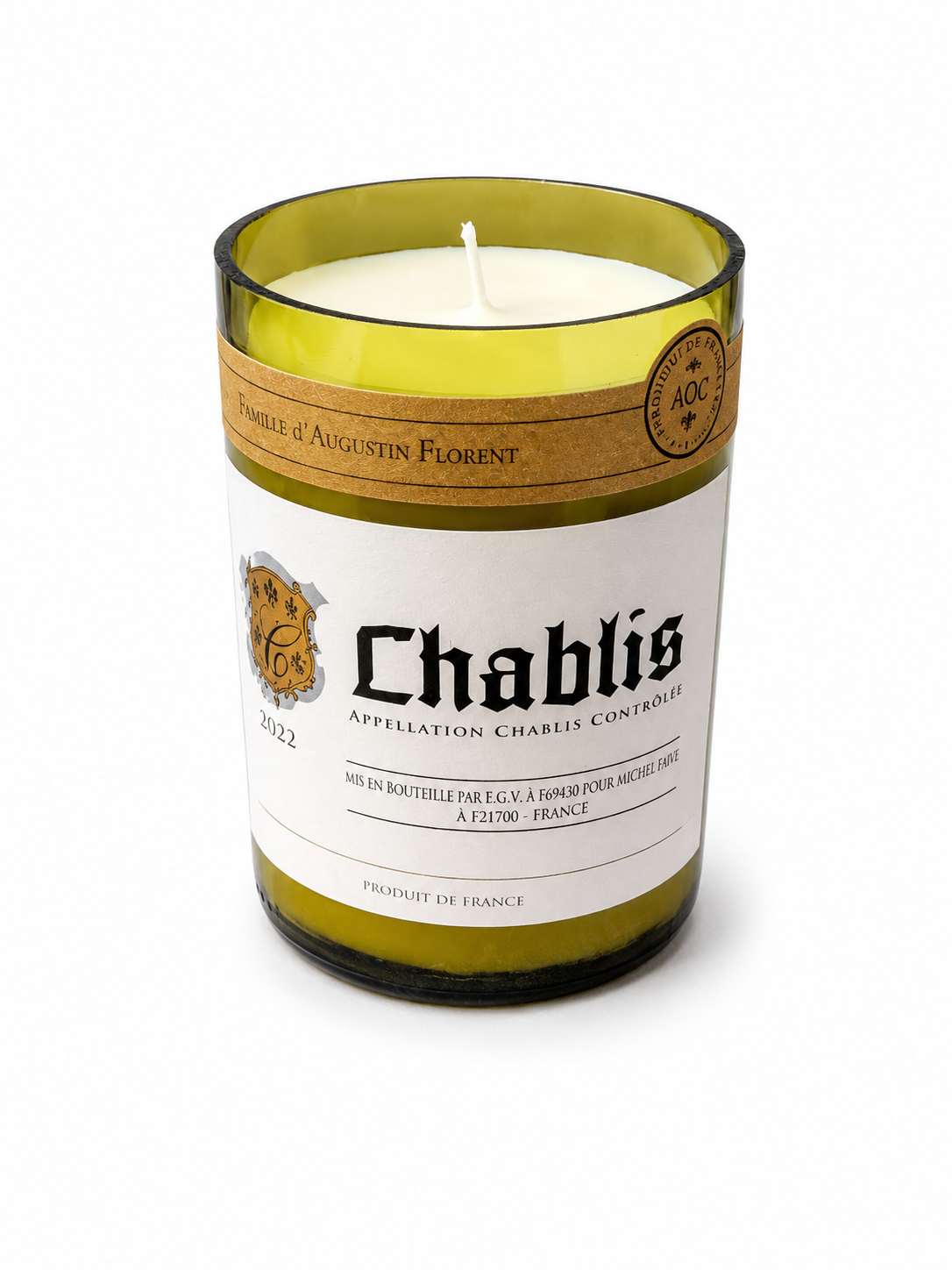 CHABLIS BOTTLE CANDLE