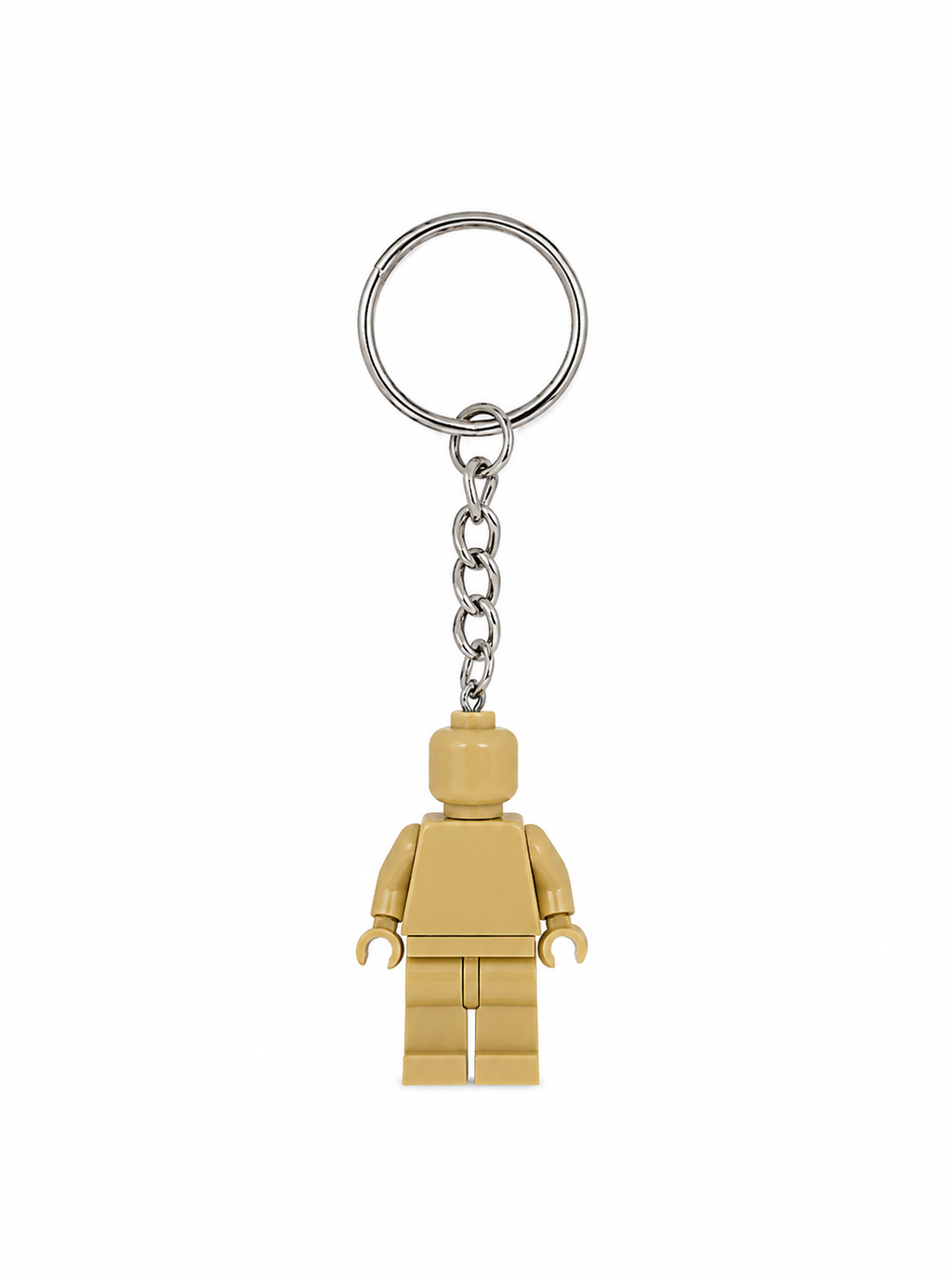 BEIGE BRICK FIGURE KEYRING