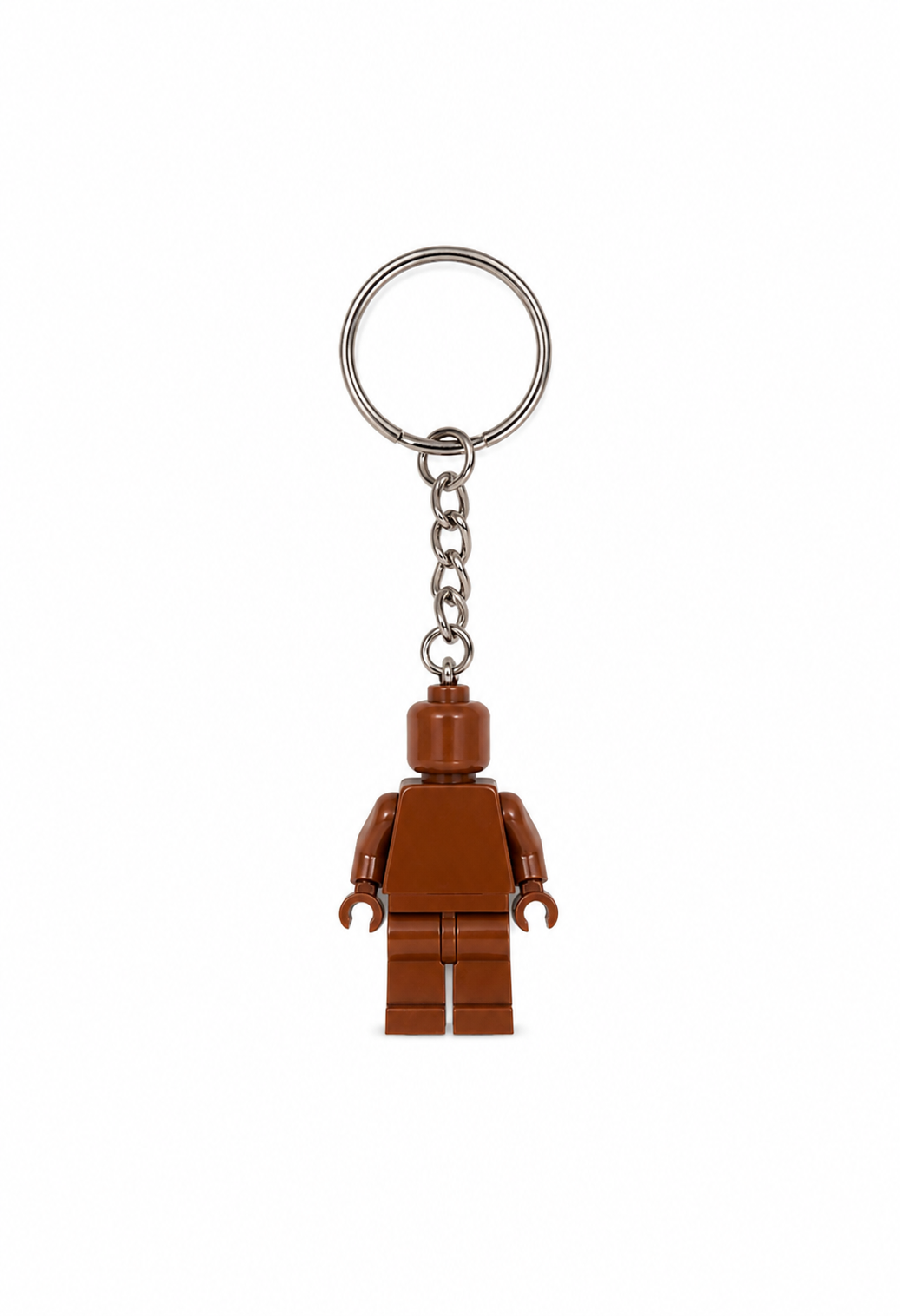 BROWN BRICK FIGURE KEYRING