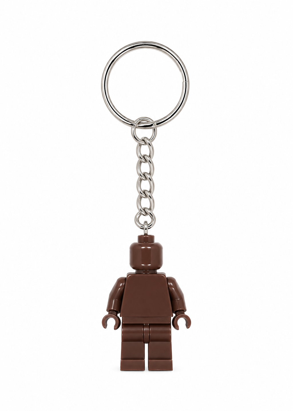 DARK BROWN BRICK FIGURE KEYRING