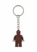 DARK BROWN BRICK FIGURE KEYRING