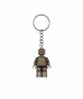 BLACK TRANSPARENT BRICK FIGURE KEYRING