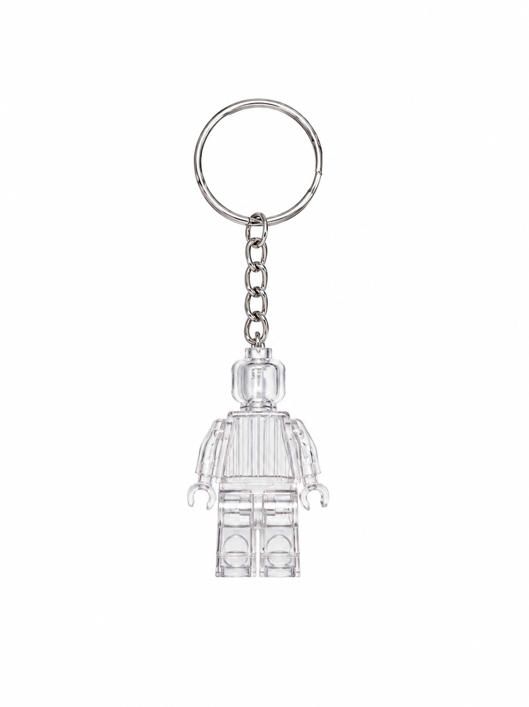 TRANSPARENT BRICK FIGURE KEYRING