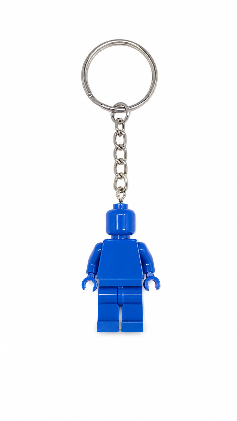 BLUE BRICK FIGURE KEYRING