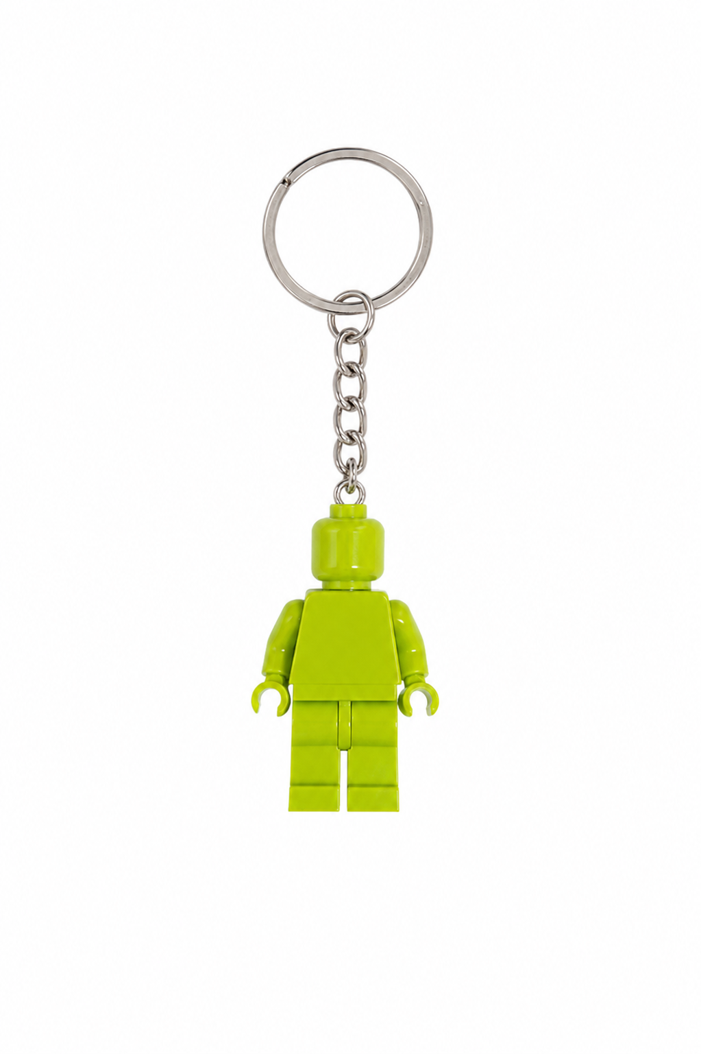 LIME GREEN BRICK FIGURE KEYRING