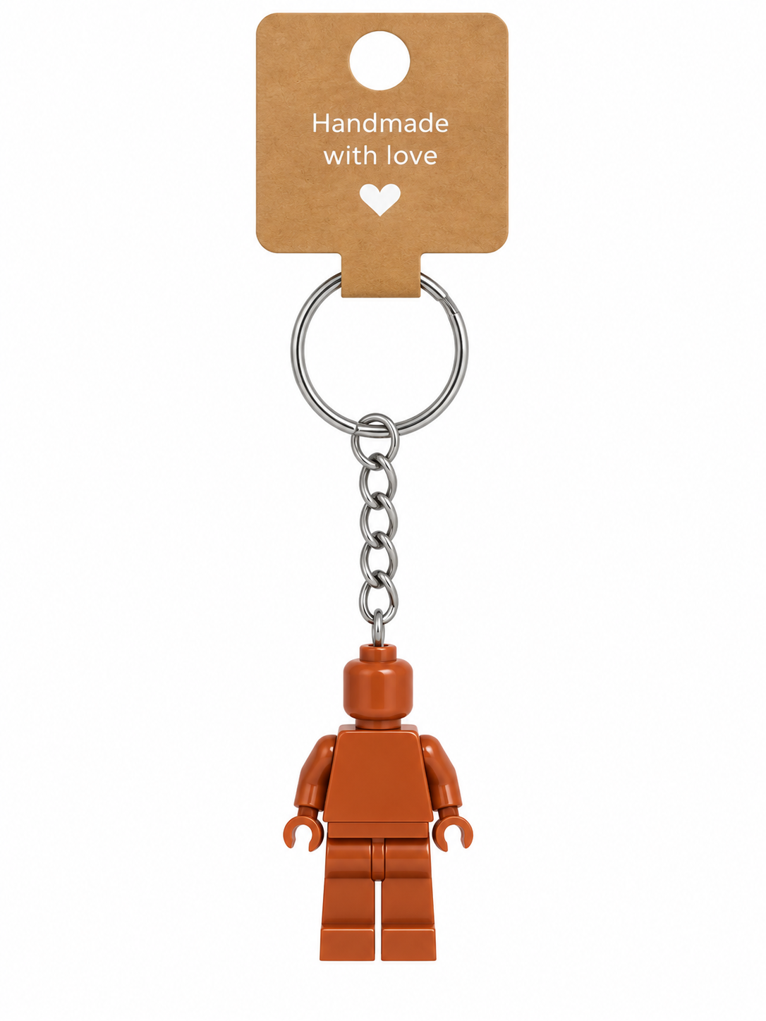TAN BRICK FIGURE KEYRING
