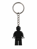BLACK BRICK FIGURE KEYRING