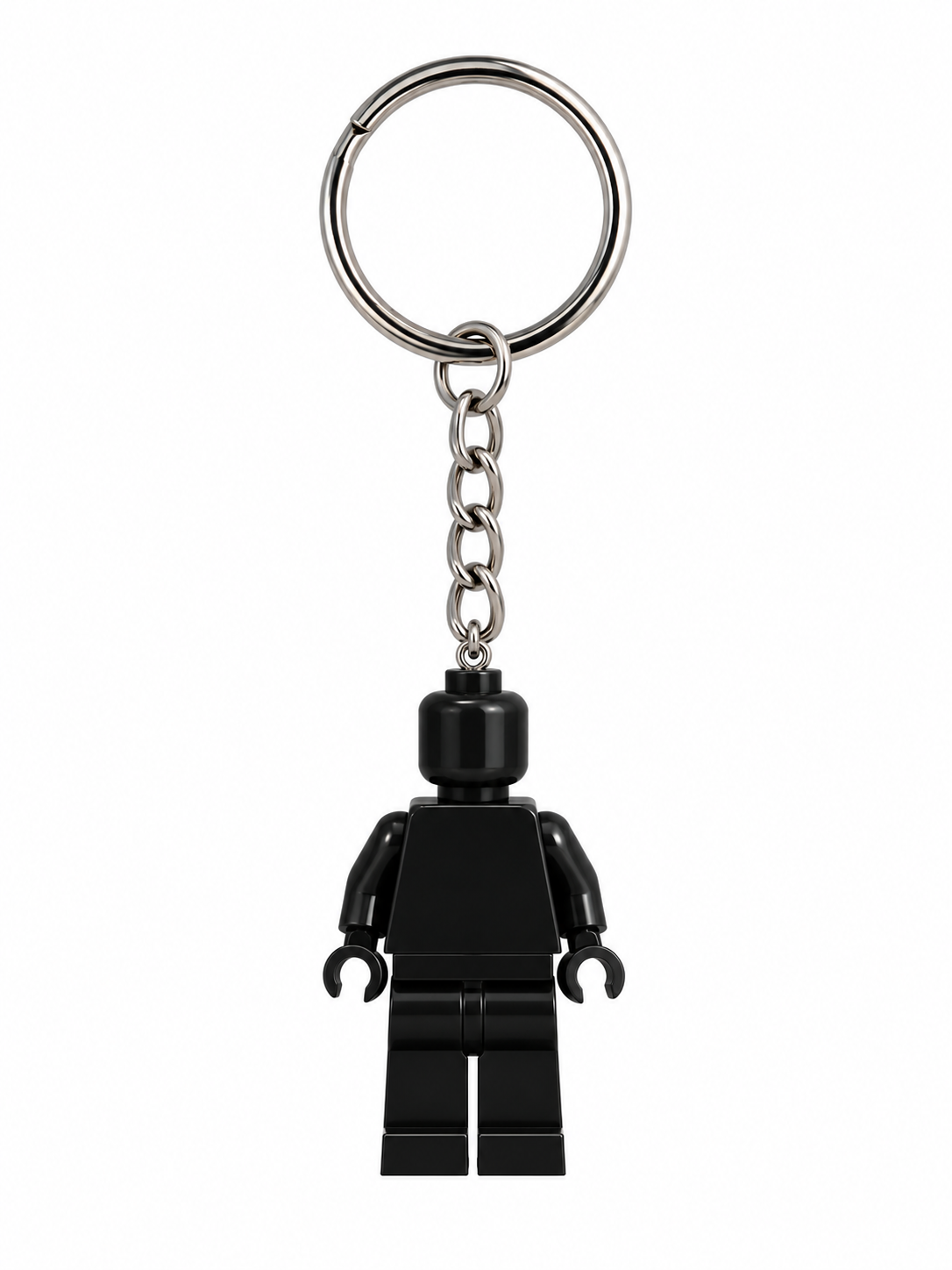 BLACK BRICK FIGURE KEYRING