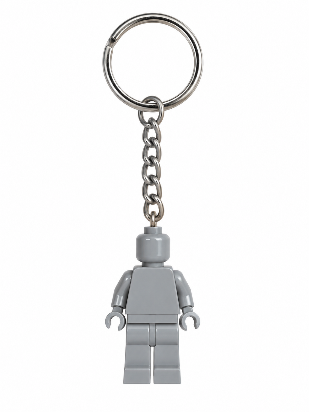 LIGHT GREY BRICK FIGURE KEYRING