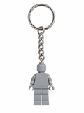LIGHT GREY BRICK FIGURE KEYRING
