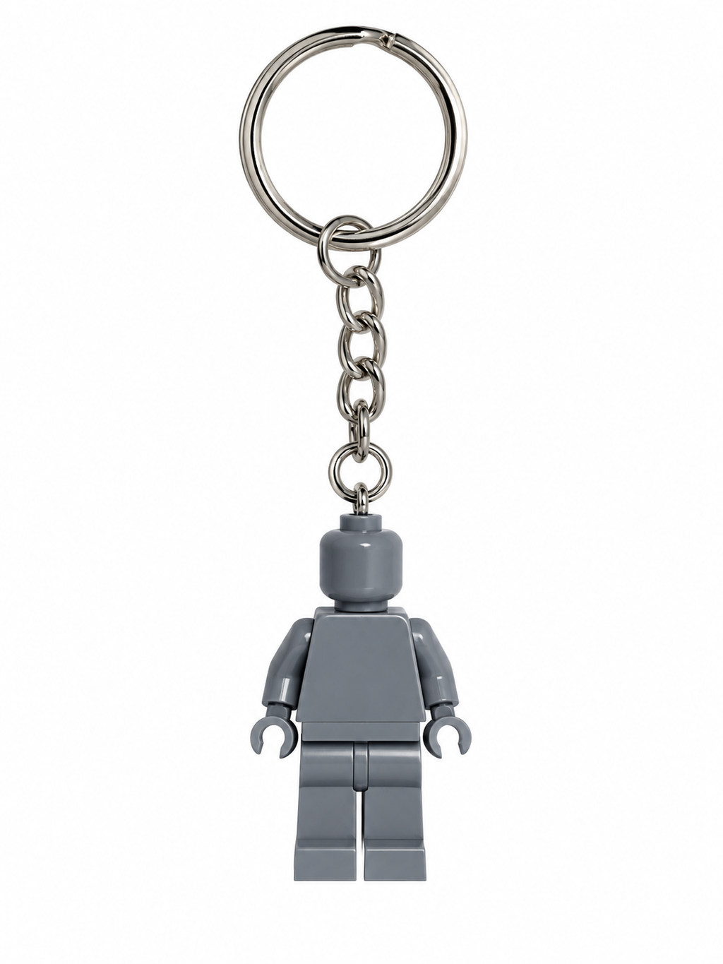 BLUE/GREY BRICK FIGURE KEYRING