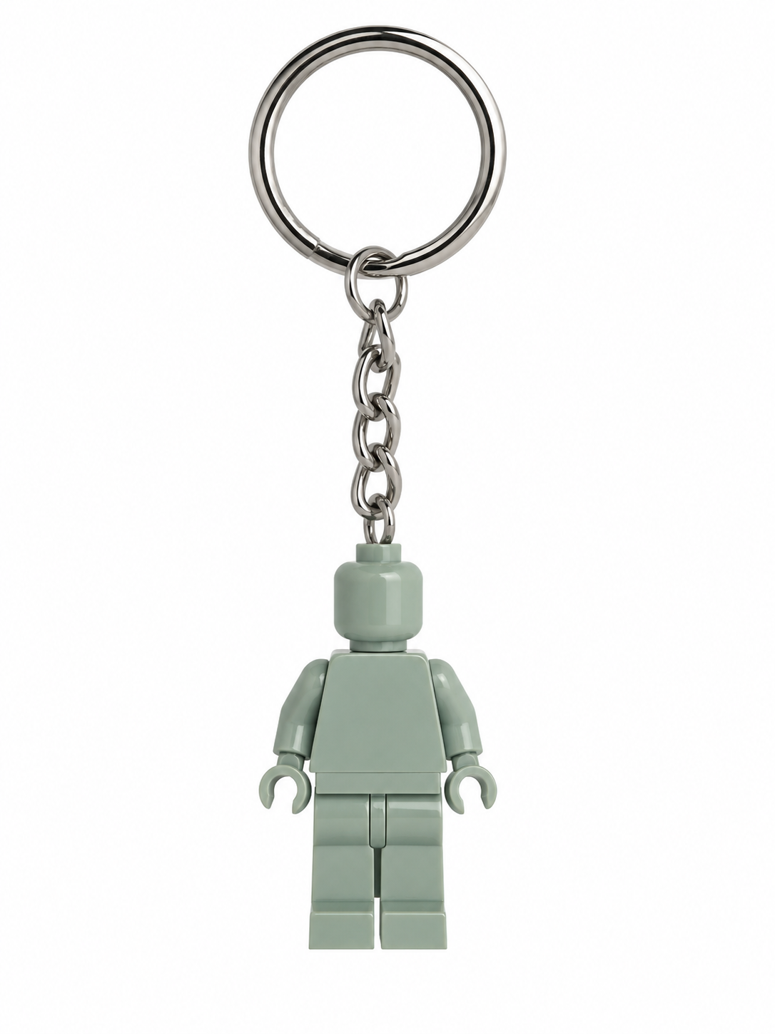 GREEN/GREY BRICK FIGURE KEYRING