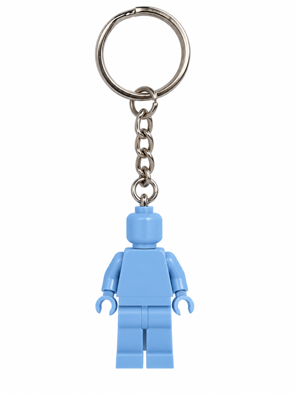 POWDER BLUE BRICK FIGURE KEYRING