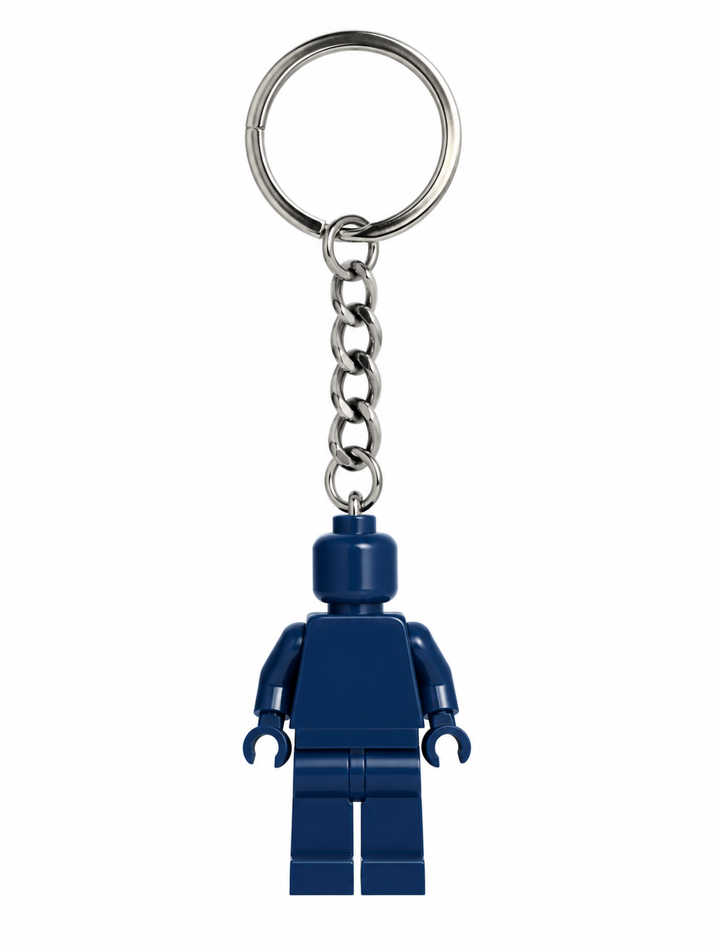 DARK BLUE BRICK FIGURE KEYRING