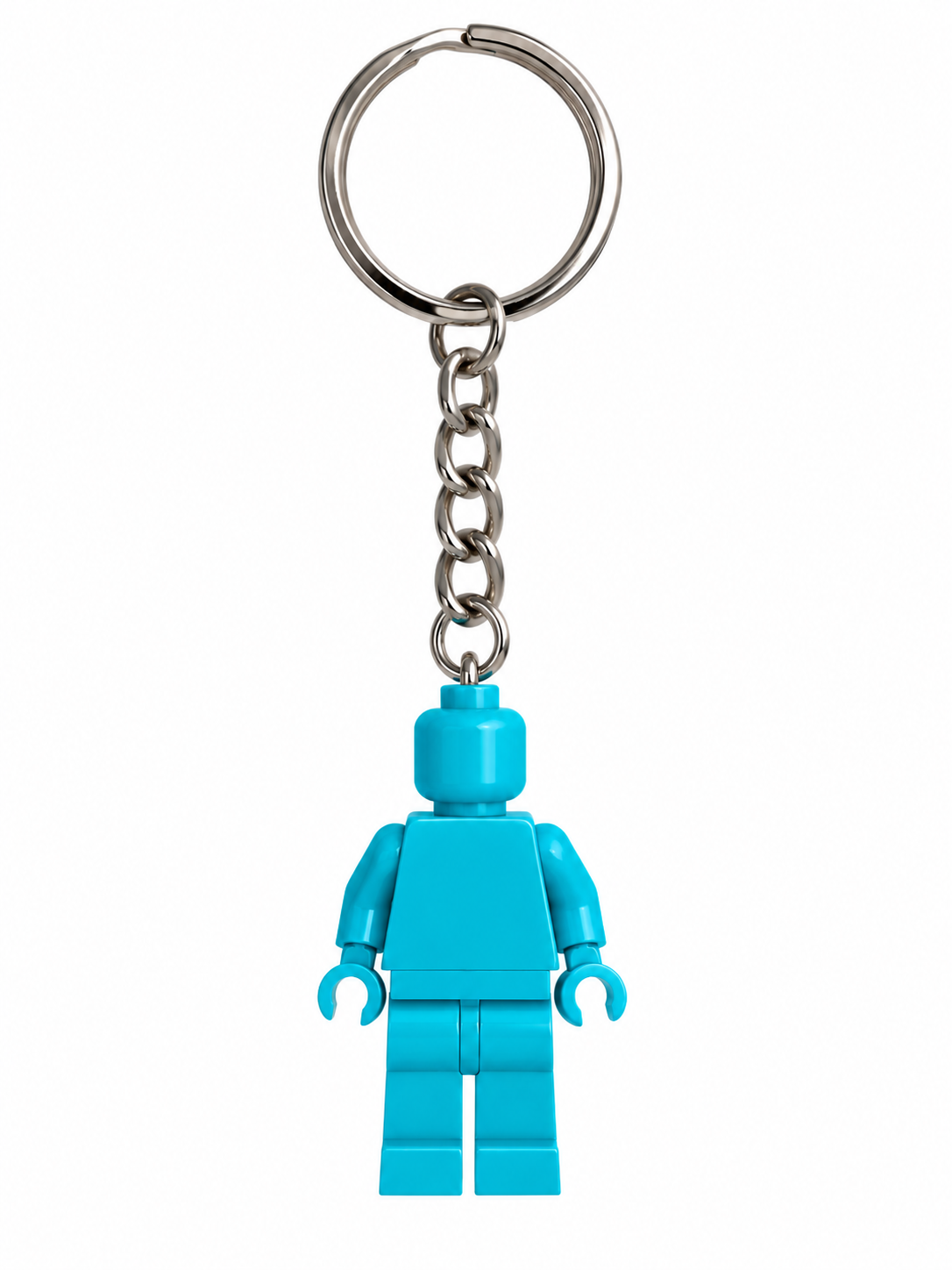 TURQUOISE BRICK FIGURE KEYRING