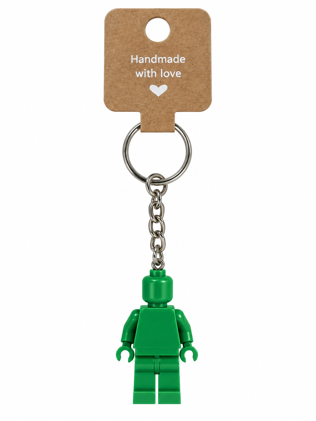 GREEN BRICK FIGURE KEYRING