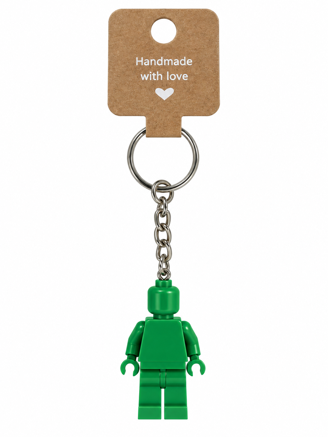 GREEN BRICK FIGURE KEYRING