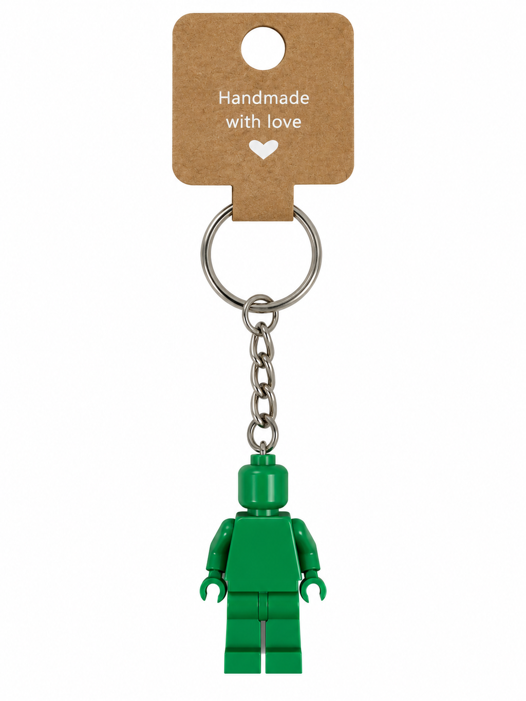 MID GREEN BRICK FIGURE KEYRING