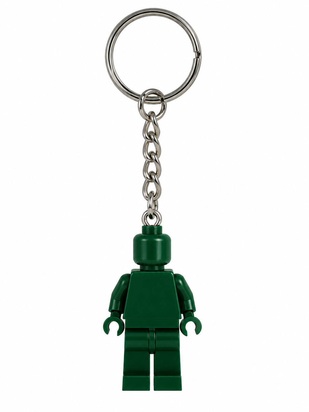 DARK GREEN BRICK FIGURE KEYRING