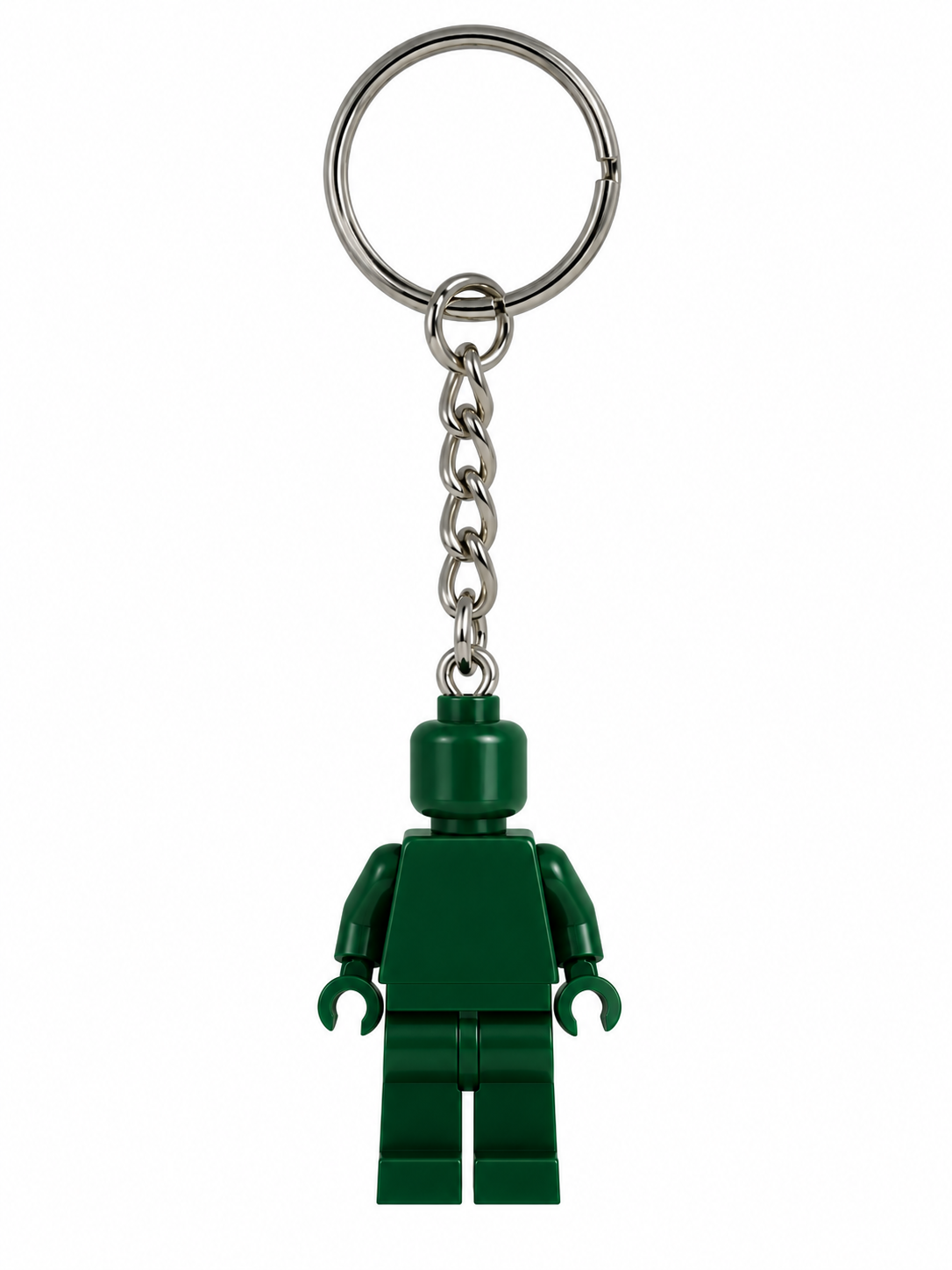DARK GREEN BRICK FIGURE KEYRING