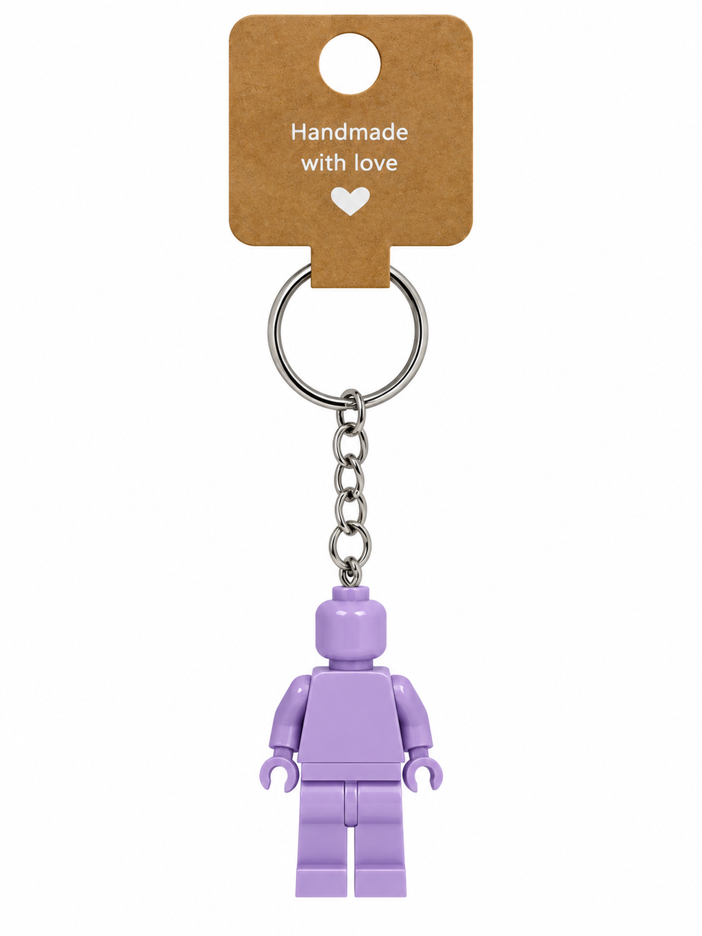 LILAC BRICK FIGURE KEYRING