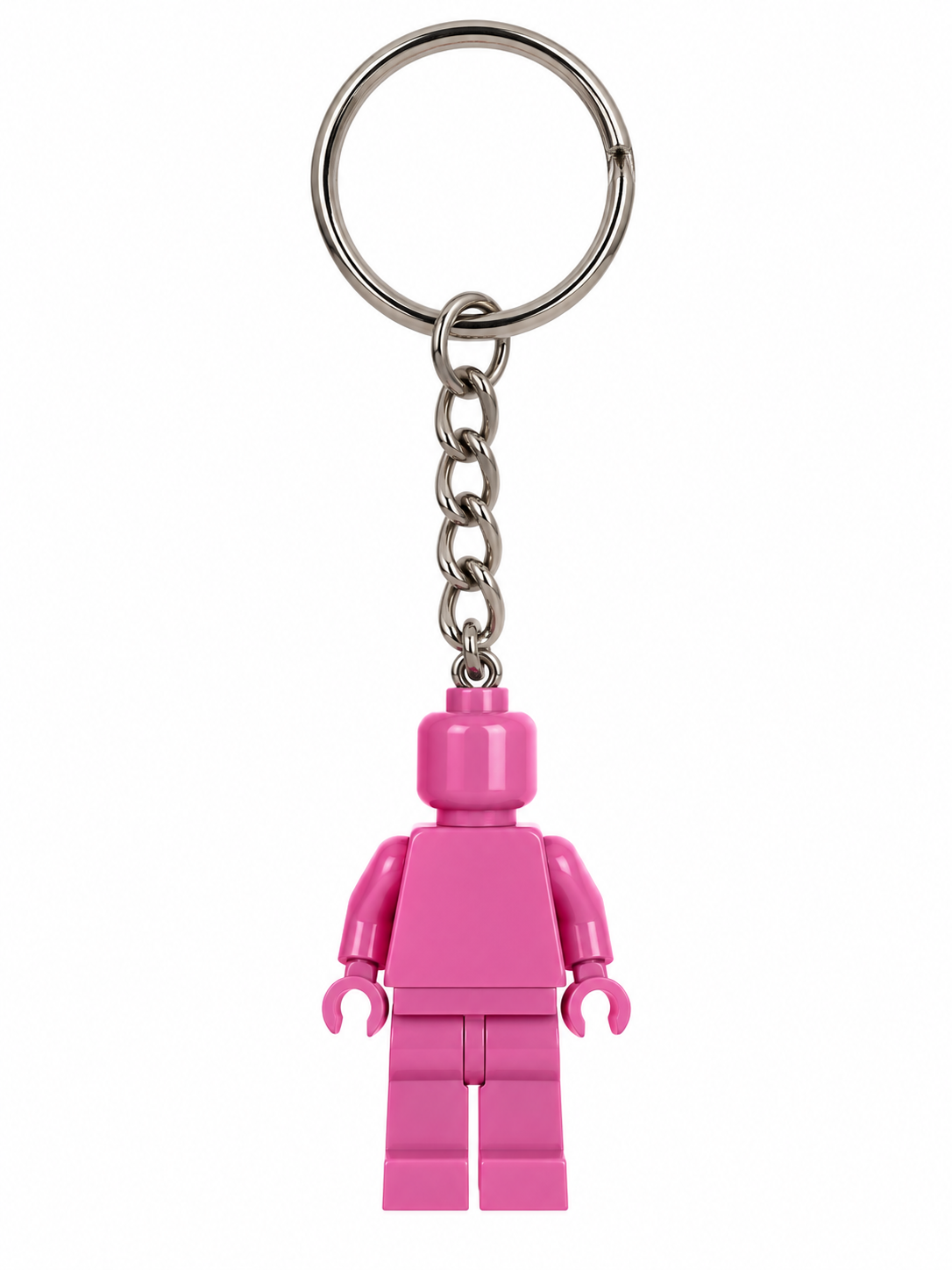 PINK BRICK FIGURE KEYRING