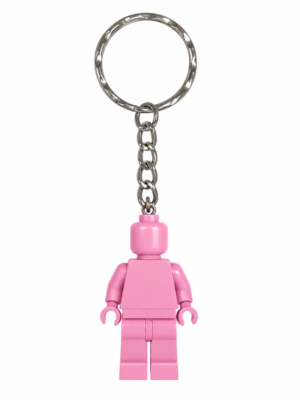 BABY PINK BRICK FIGURE KEYRING