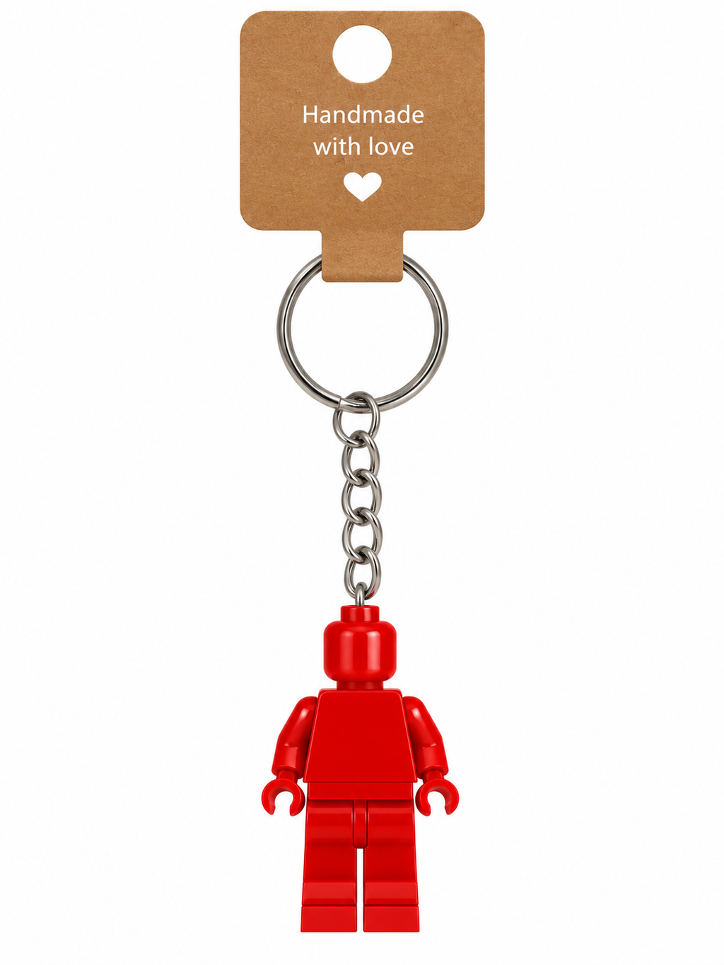 RED BRICK FIGURE KEYRING