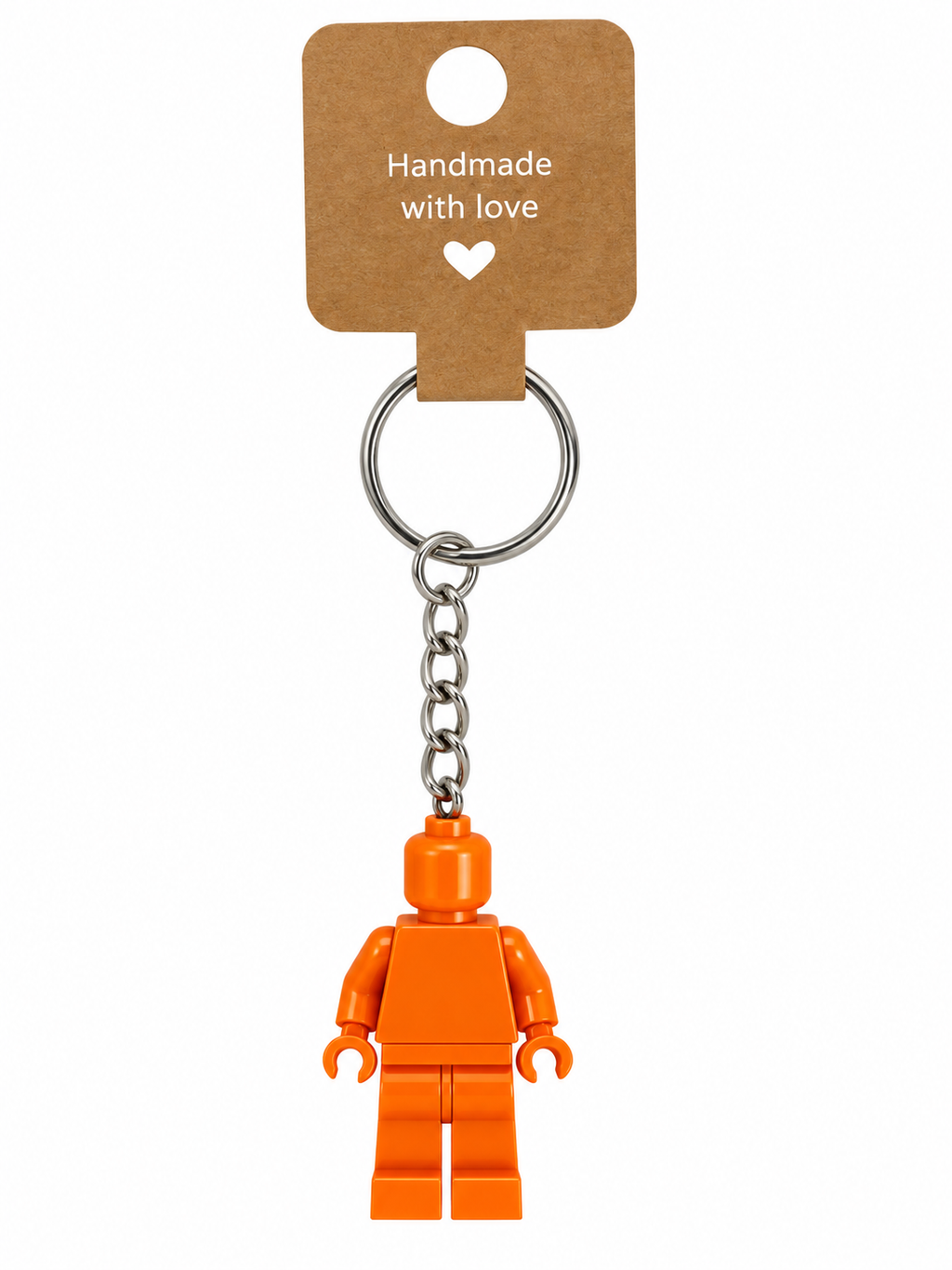 ORANGE BRICK FIGURE KEYRING
