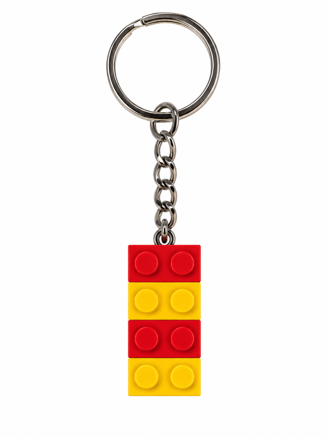 RED & YELLOW BRICK KEYRING