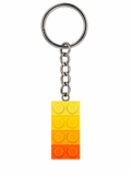 ORANGE & YELLOW BRICK KEYRING