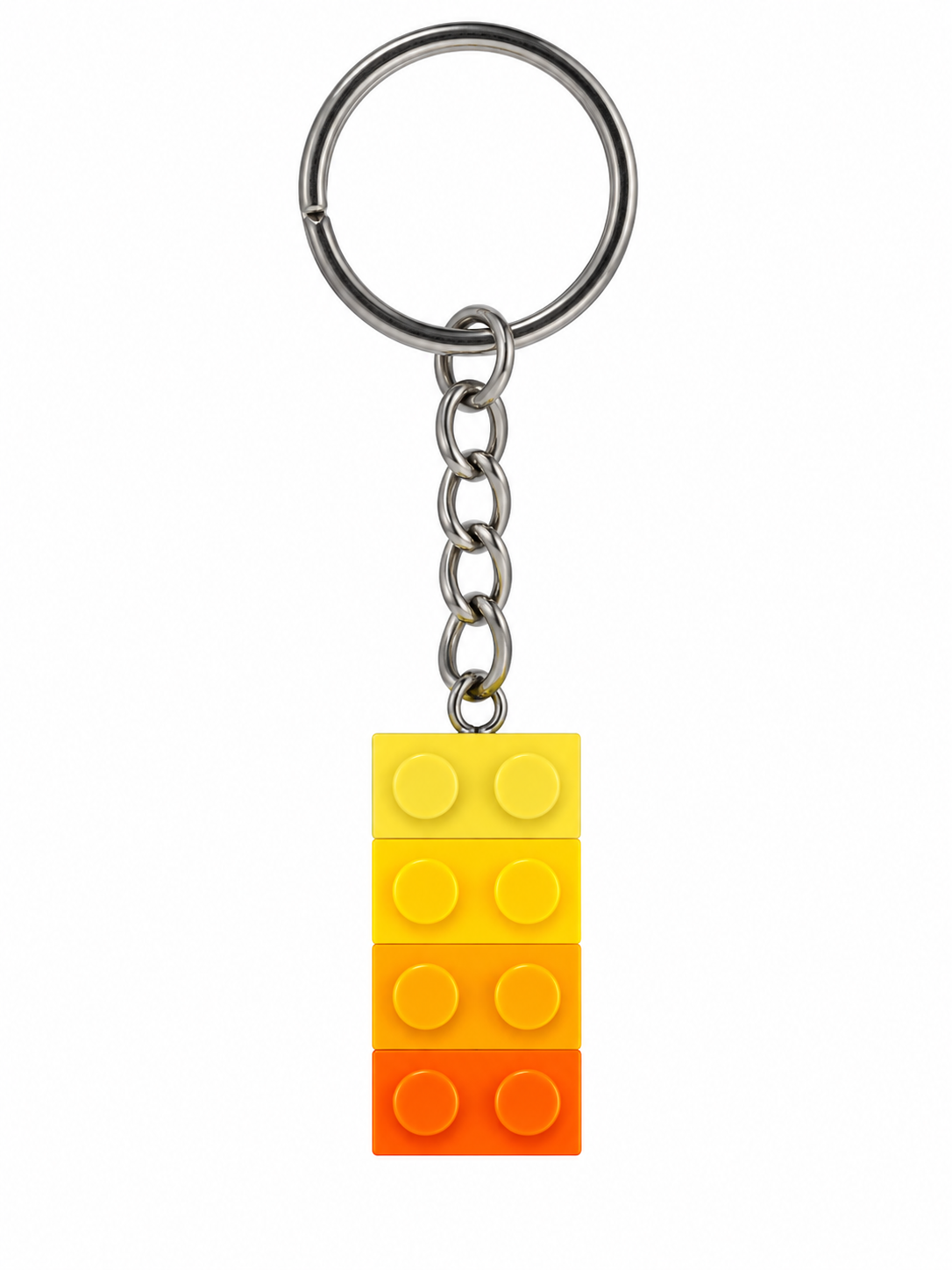 ORANGE & YELLOW BRICK KEYRING