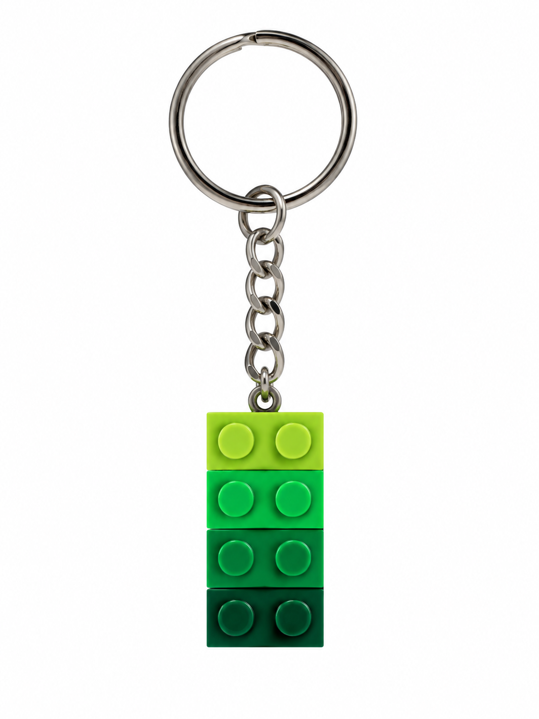 MULTI GREEN BRICK KEYRING