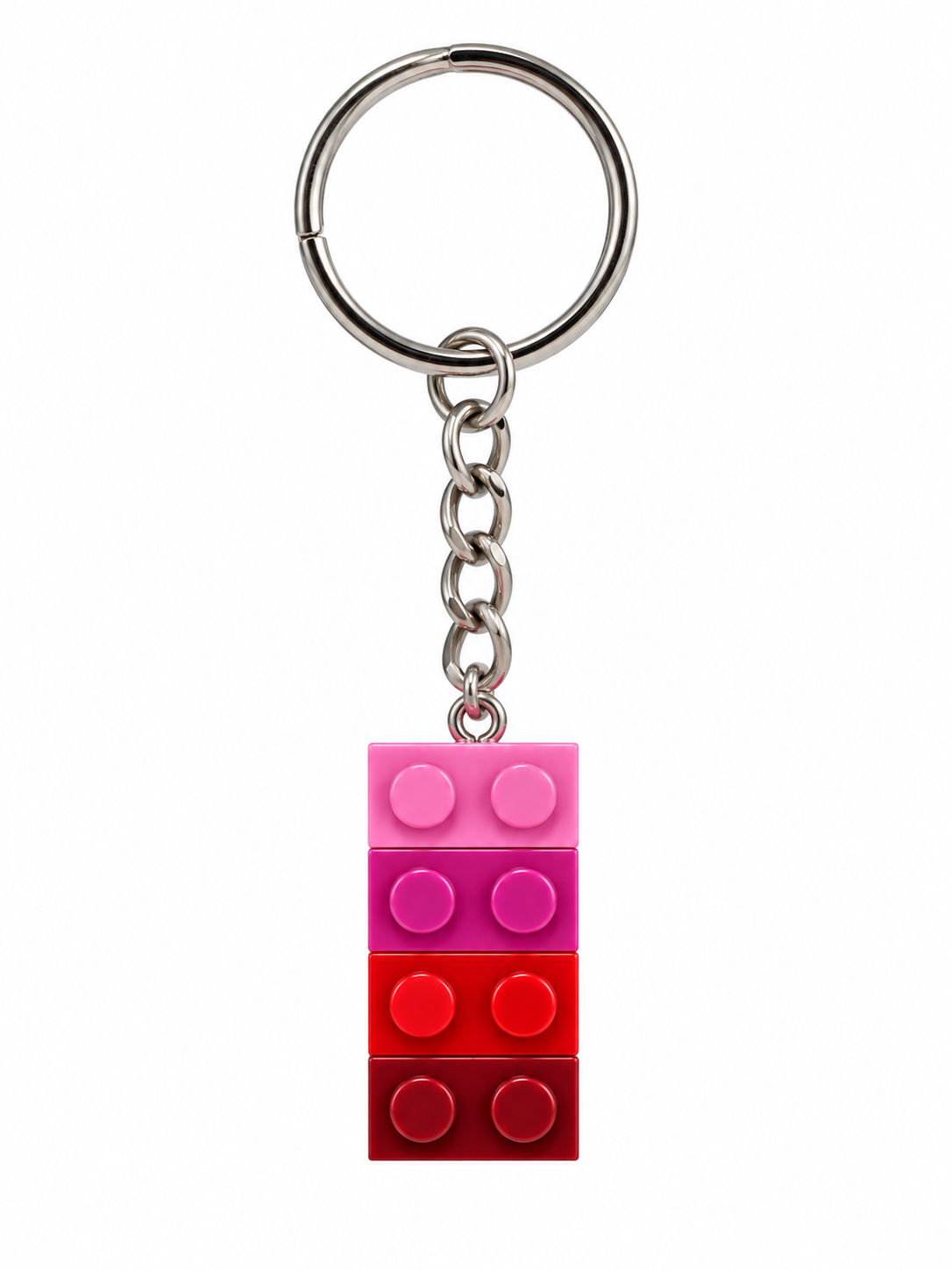PINK & RED BRICK KEYRING