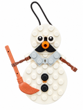 BRICK SNOWMAN CHRISTMAS DECORATION