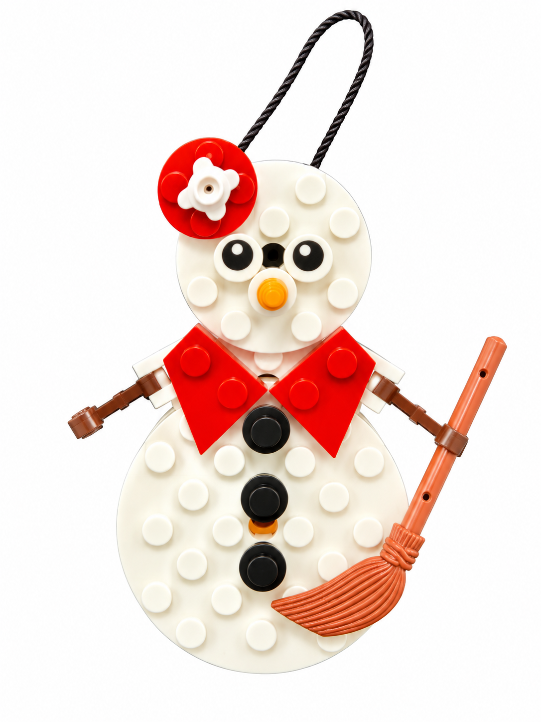 BRICK LADY SNOWMAN CHRISTMAS DECORATION