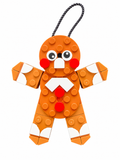 BRICK GINGERBREAD MAN CHRISTMAS DECORATION